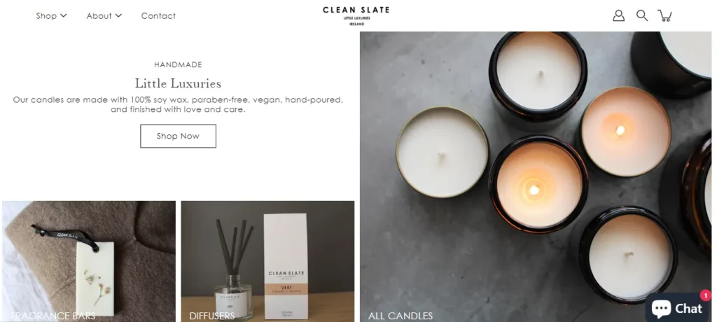 Cleanslate ecommerce