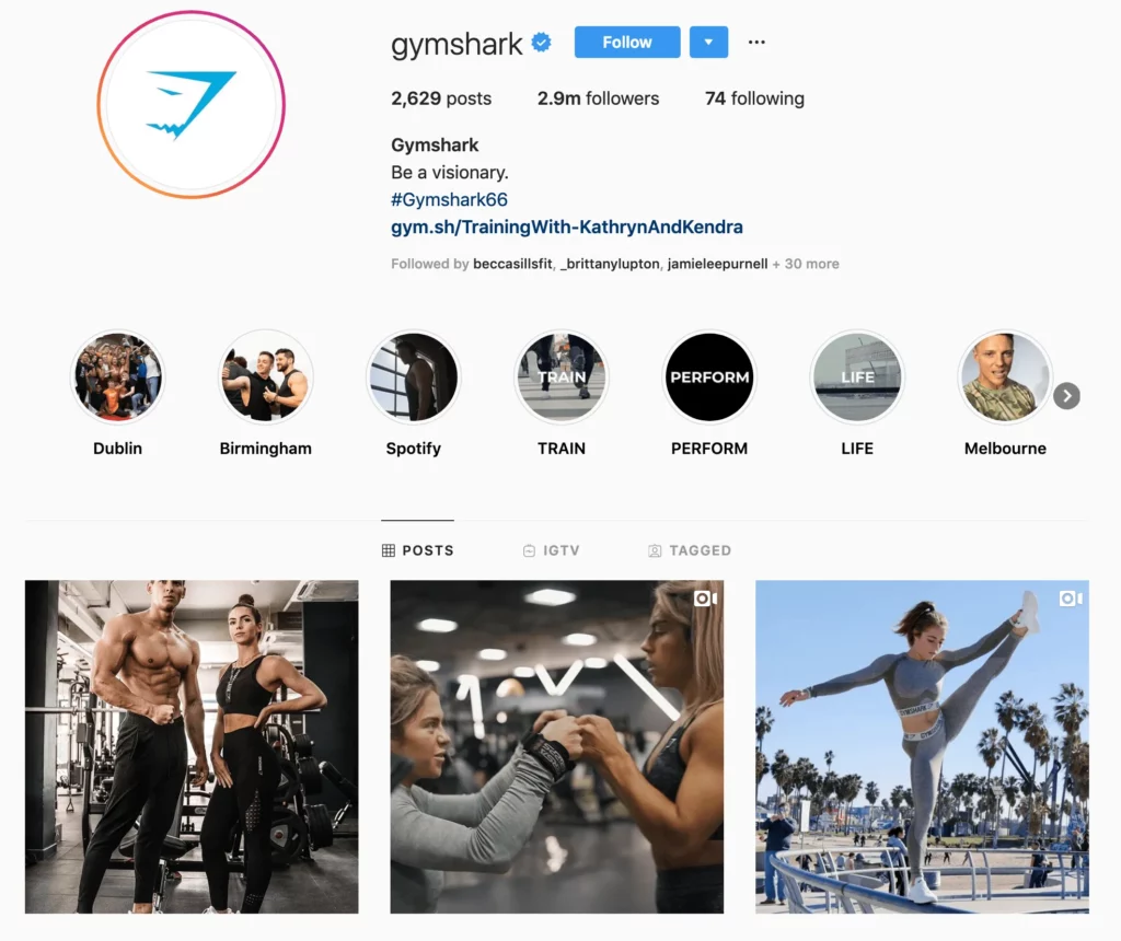 GYMSHARK'S SOCIAL MEDIA ADVERTISING