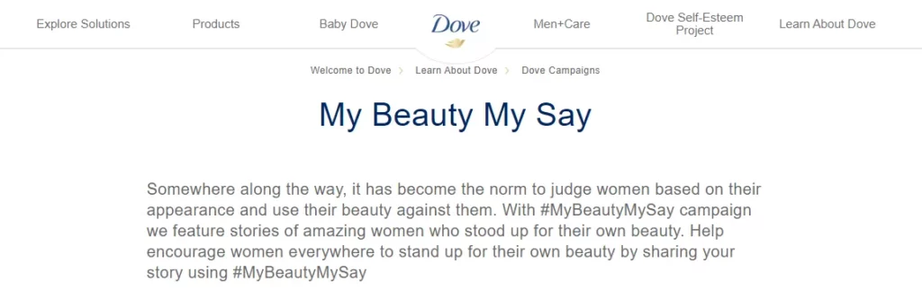 dove x refinery 29- my beauty my say campaign- native advetising and influencer marketing