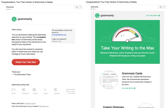 grammarly-email campaigns