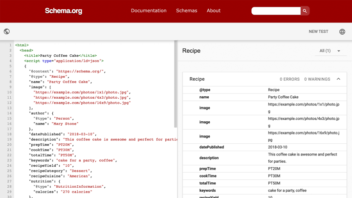 Structured Data Markup and Schema.org